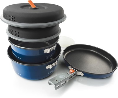 GSI Outdoors Bugaboo Base Camper, High-Efficiency Cookset   Ceramic Non-Stick