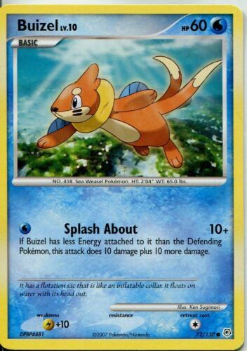 Buizel 72/130 Diamond & Pearl Common Near Mint NM Pokemon DNA GAMES