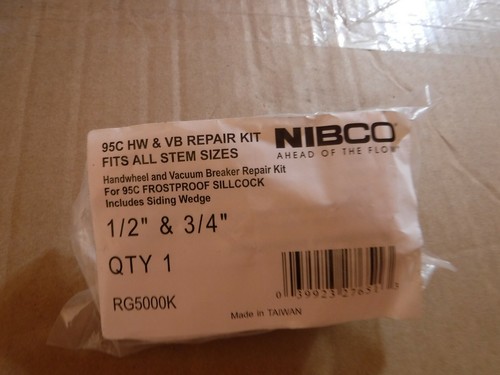NIBCO 95C HW & VB FROST-PROOF SILLCOCK HARDWARE REPAIR KIT SCREW SIDING