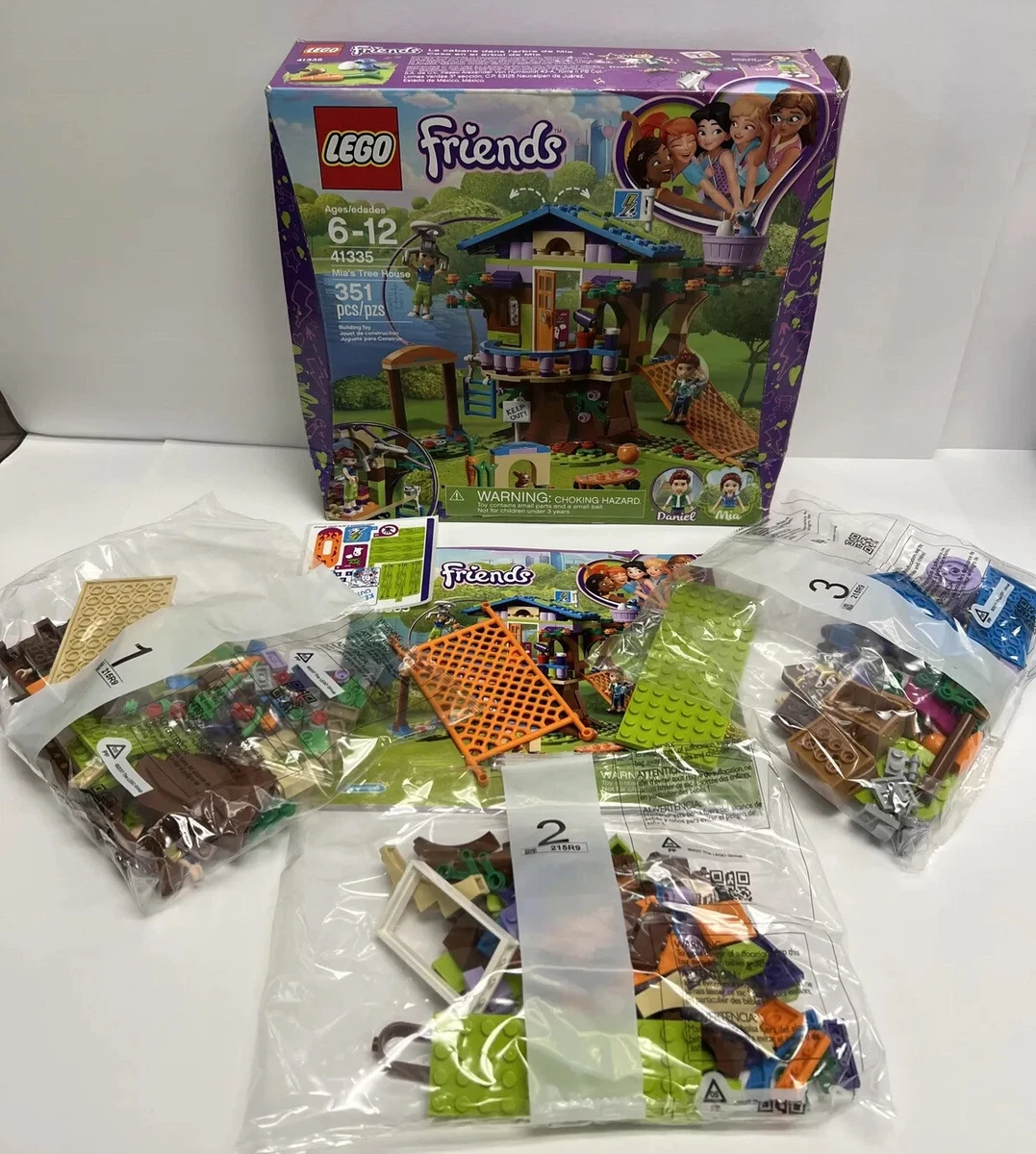 LEGO Friends Mia s Tree House Building Set 41335 damage Open box