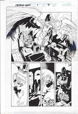 PSYLOCKE and ARCANGEL CRIMSON DAWN # 1 PAGE 4 1/2 SPLASH MARVEL 1997 LARROCA