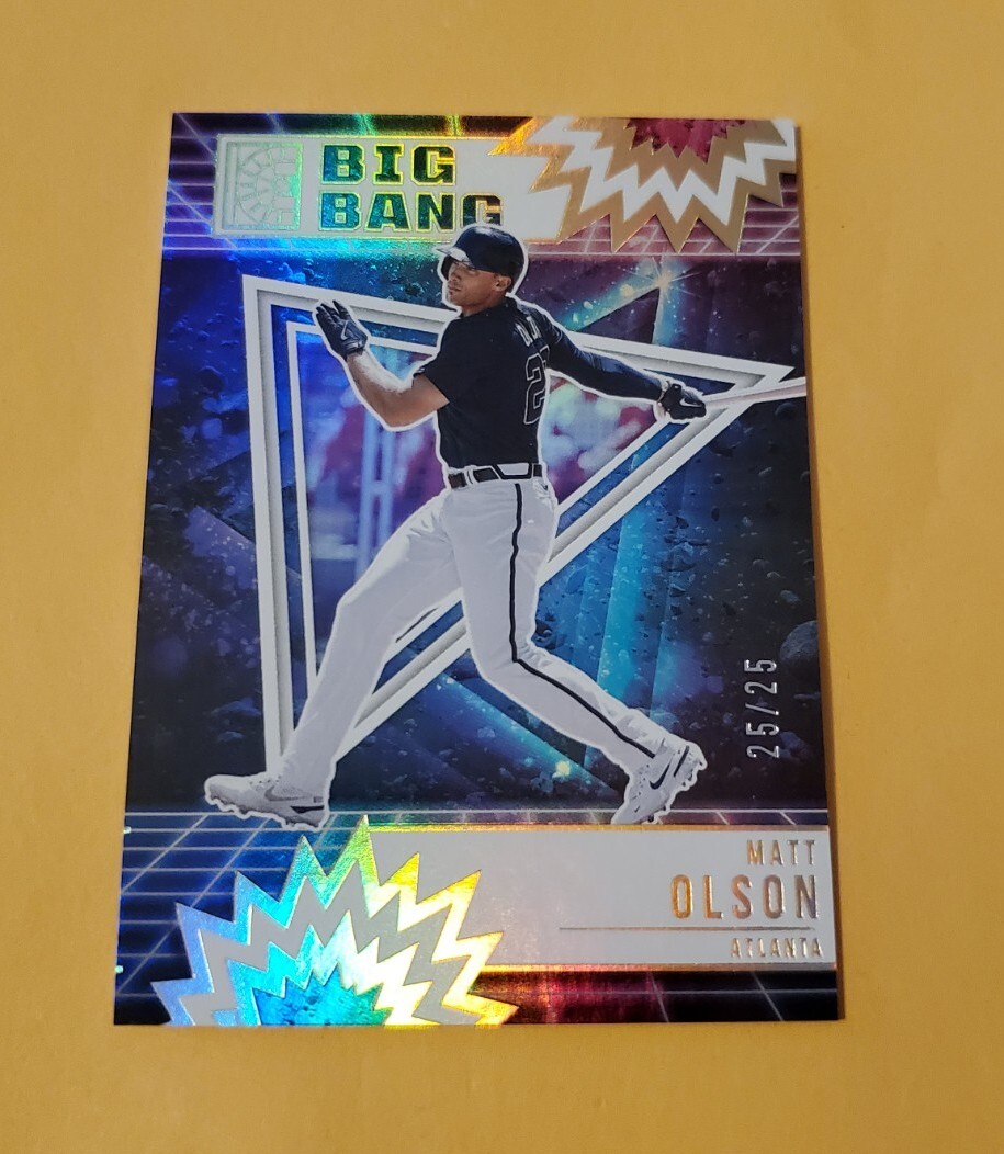 2022 Capstone Big Bang Gold 25/25 Matt Olson BB15 SSP Last Print 1/1