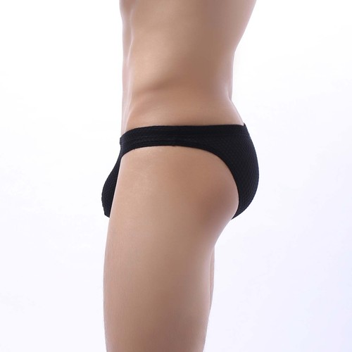 Men's Sexy G-string T-back Thongs Briefs Bulge Pouch Mesh Underwear See-through - Picture 11 of 28