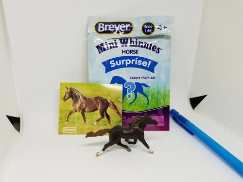 BREYER Mini Whinnies Series 3 Walmart Chestnut Oliver standardbred mold 