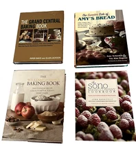 4 Baking Cookbooks Williams & Sonoma, Amy's Bread, The Grand Central, Sono