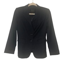 Women's Blazer SZ 2 The Limited Collection Two Button NAVY Lined Pockets Classic