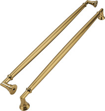 5 Pack 12 Inch Brushed Brass Cabinet Pulls Heavy Duty Gold Drawer Handles
