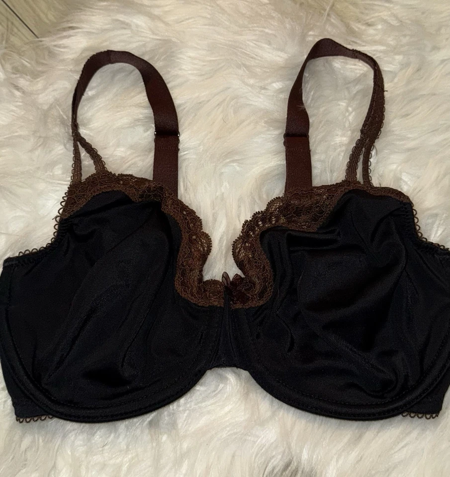 Whimsy by Lunaire Aruba 无痕微扇贝花边装饰文胸女式 32DD 16111 — 第 2/4 张图片