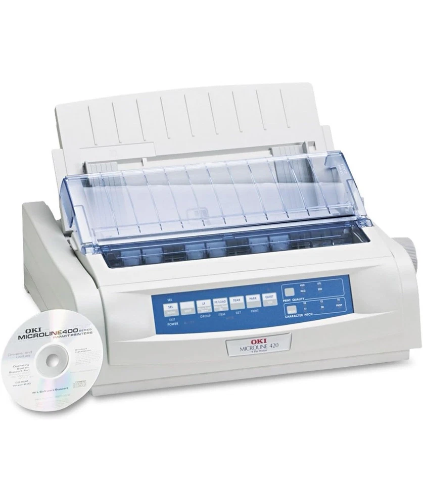 RE_NEWED Okidata OKI Microline ML 420 Printer - Image 4 of 4