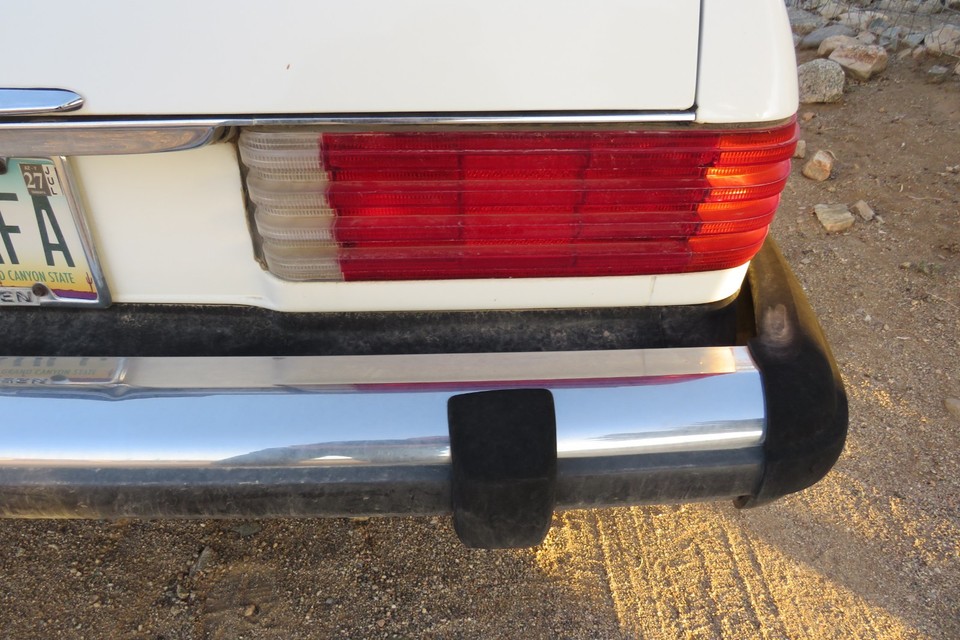 Mercedes-Benz R107 Rear Bumper – Fits 380SL 450SL 560SL 1972–1989 ...