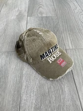 martine rose Green-grey Rolled CAP hat opium 24ss
