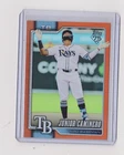 Junior Caminero 2026 Topps Orange Foil #04/25 Card #328 RAYS