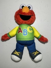 Elmo Plush Doll Sesame Street Singing Talking ABC Works 2001 Hasbro 12 works