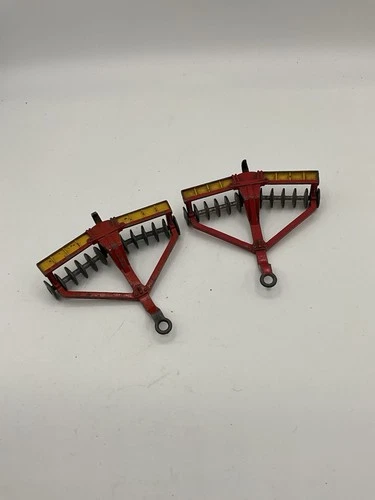 Dinky Toys Vintage Disc Harrows ×2 – 1:32 Scale Farm Implement Vintage  BB1