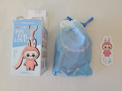 POP MART FIN FOR LOVE ラブブV4 O,R,V,Y,P POP MART Labubu The Monsters Pin For Love Plush Pendant Blind Box