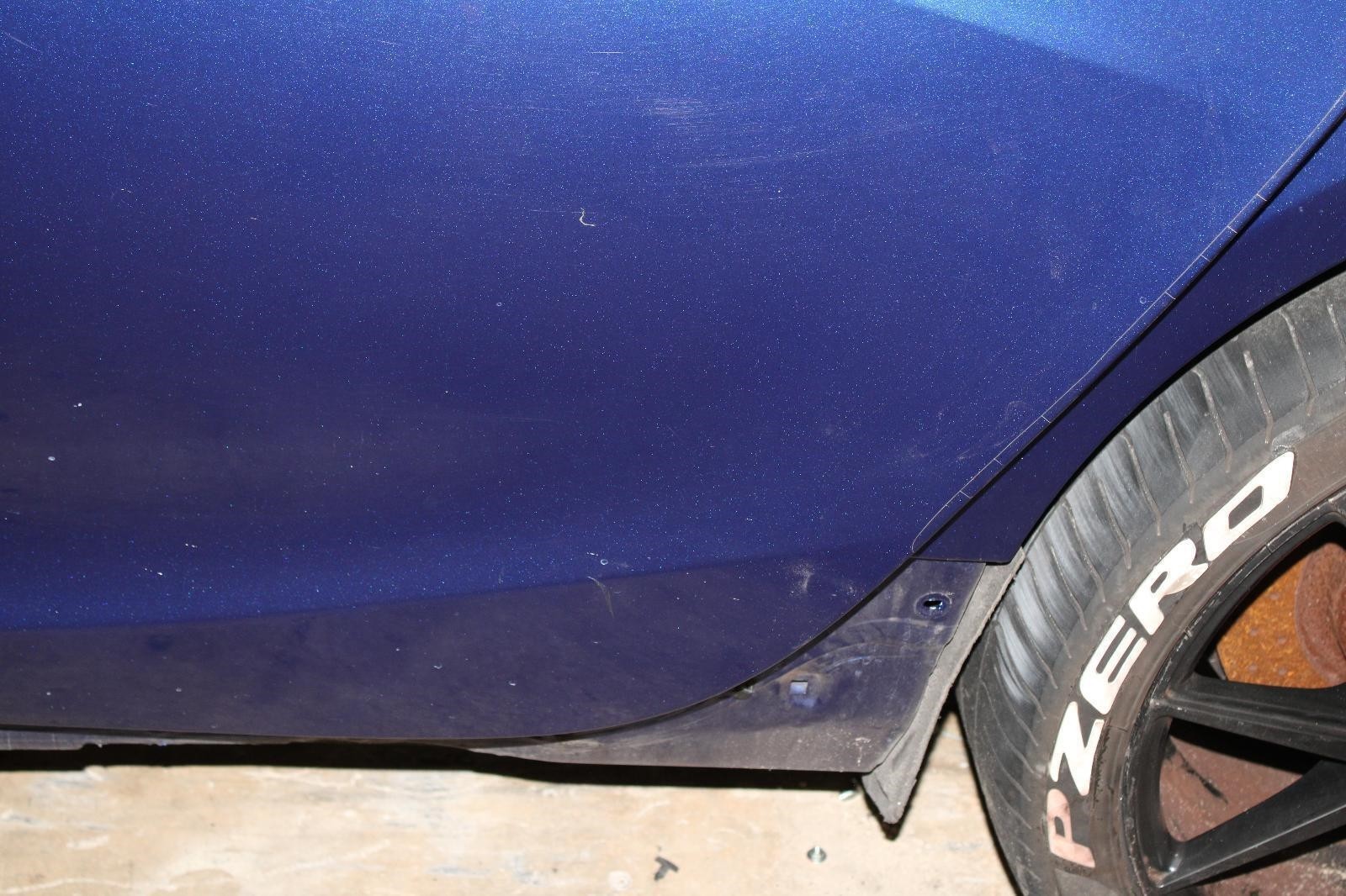 14-17 Ghibli Blue Left LH LR Rear Driver Side Door W/O Glass Factory OEM OE WTY