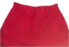 Vintage Red Cotton Genesis Pants from the 80’s Women, Made in Hong Kong 5-pocket — photo 6