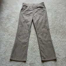 Vintage 70s Levi s Corduroy Bootcut Flare Pants 32x27 Made In USA Talon Zipper