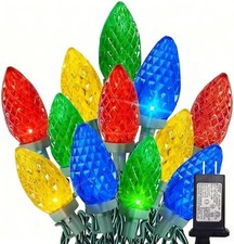 Multi-Color LED Christmas String Lights 66 FT