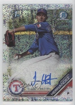 2019 Bowman Chrome Prospect Speckle Refractor /299 Jonathan Hernandez Auto 11qy