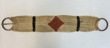 Vintage Moher Wełniane siodło dla koni Cinch Girth Western Tack Diamond Pony