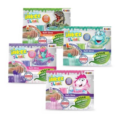 Badeschleim 20g INKEE mit Vitamin E & Aroma für Kinder, Badewannen-Spielzeug