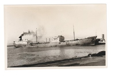 MV Athellaird - Bulk Zucker und Melasse Frachtschiff - Echtfoto Postkarte