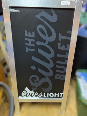Coors Light chalkboard/menu board