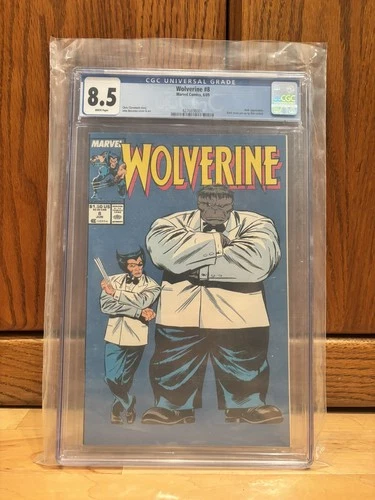 Wolverine #8  Direct Edition CGC Graded 8.5 Marvel Comics June 1989
