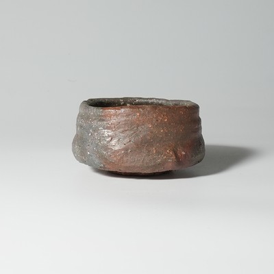 Bizen Guinomi sake cup. Mitsuhiro Kaneshige. Bizen.