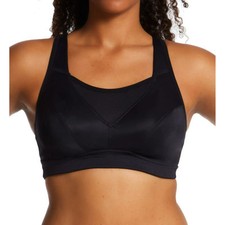 Playtex Secrets Bounce Control Wirefree Bra Black STYLE US4221