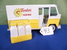 Vintage 1960s Buddy L Borden's Fresh Milk Truck Pressed Steel Delivery Toy