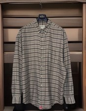 Eddie Bauer Shirt Men XXL Plaid Flannel Cabin Lumberjack Work Woods Long Sleeve