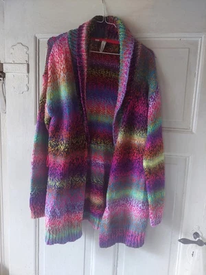 Retro Vintage Strickjacke Bunt Body Flirt Gr. 38 40 M L - Bild 1 von 4