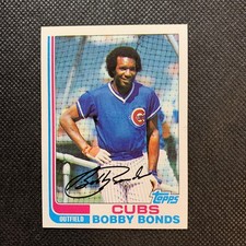 Bobby Bonds 1982 Topps #580 Chicago Cubs