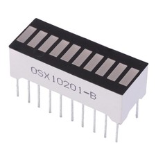 Blue 10-Segment LED Bar Array Display
