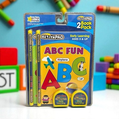 Active Pad Book Pack ABC Fun Interactive Book and Cartridge Factory Sealed Books