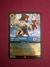 Disney Lorcana Scrooge McDuck Reformed Ebenezer 152/204 Cold Foil Legendary