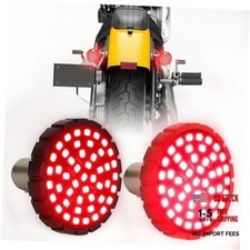 Motorcycle LED Turn Signal Lights 1157 Bullet Style Rear 1157-Red Bullet Style