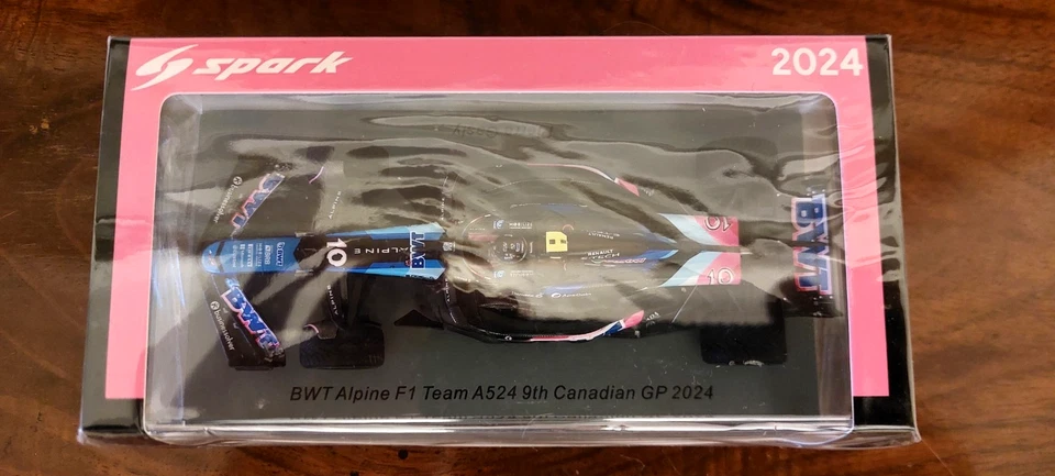 Spark 1:43 Alpine A524 n°10 Canadian GP Pierre Gasly S9536. MINT NEW - SEALED! - Immagine 2 di 3