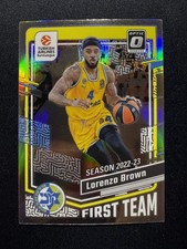 2023-24 Panini Donruss EuroLeague - First Team Lorenzo Brown #198 Optic Silver