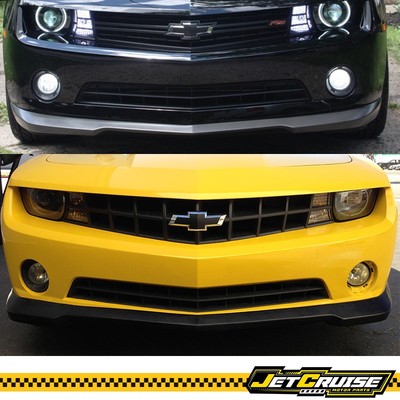 For 10-13 CHEVY CAMARO V6 LT LS STREET STYLE URETHANE FRONT BUMPER LIP SPOILER