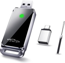 Wireless CarPlay Adapter Upgrade, Plug and Play, No Latency, Converts Bluetooth