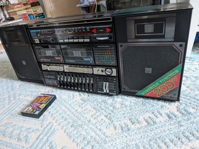 Portable HIFi Levis FK 939 - STEREO Radio TAPE Boombox (Same As TRISTAR/ Sharp)
