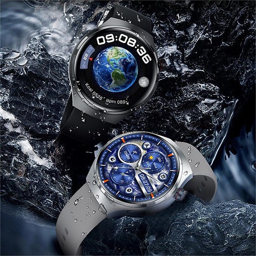 Bluetooth-kompatible sprechende runde Uhr wasserdichter HD-Bildschirm für Android IOS - Bild 13 von 21