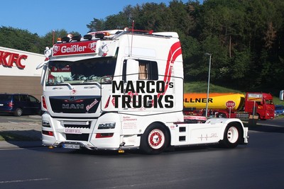 LKW Foto MAN TGX 520 tractor Deutschland weiß Geißler LEIDER GEIL Geißler #g2jg
