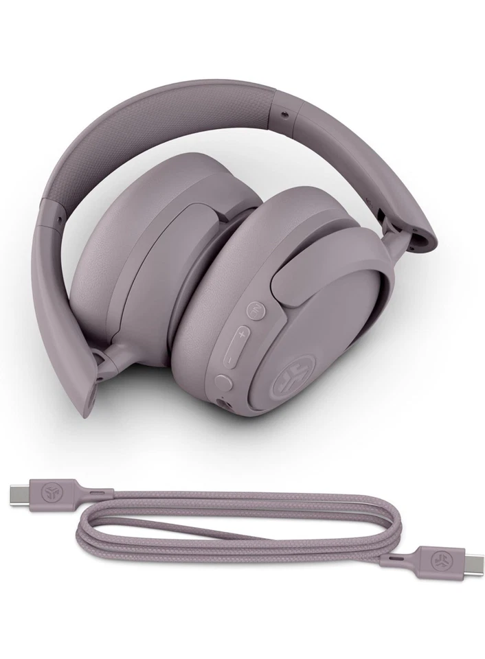 JLab JBuds Lux Wireless Headphones Hybrid Active Noise Cancelling Mauve - Image 3 of 4