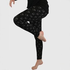 Cat Faces Print Soft Stretchy High Waist Black Leggings