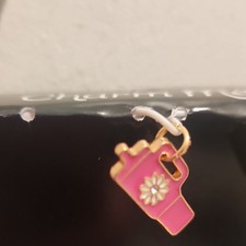 6pc Multicolor Enamel Cup-Shaped Daisy Flower...