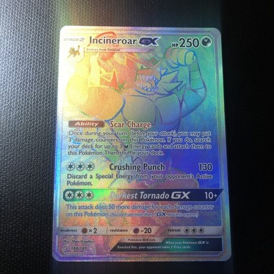 Incineroar GX (Secret) 188/181 Sm-Team Up Holo NM-Mint  